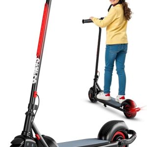 GRAFLO Electric Scooter for Kids – 150W Motor, 16KM/H Max Speed, 7-15KM Range, LED Lights, Rechargeable Battery – Ride On Toy for Boys & Girls, Ages 8-14